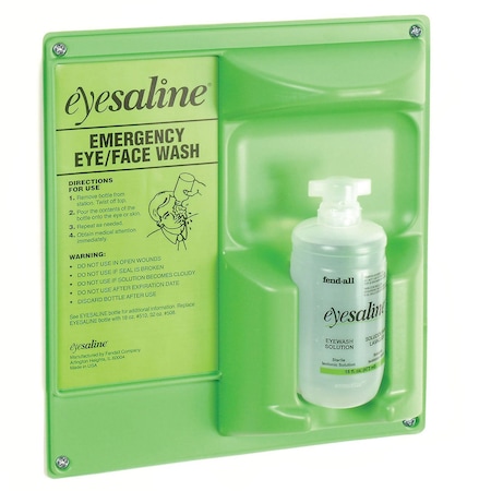 Honeywell Safety Products 16 Oz Eye And Face Wash, Single Bottle Station 32-000460-0000-H5